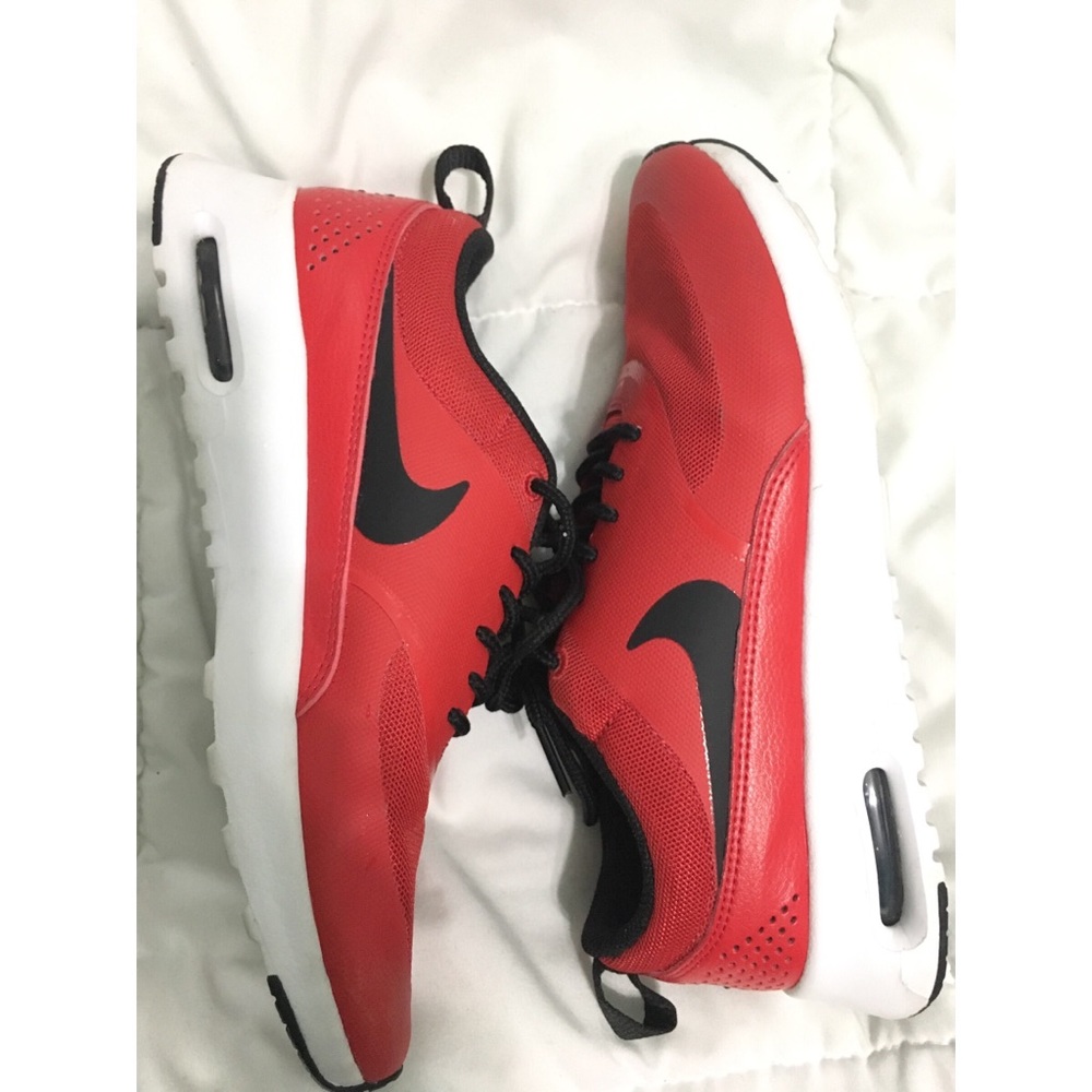 Red Nike Thea Shoes 👟
